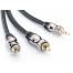 Межблочный аналоговый кабель Eagle Cable Deluxe Mini(m)-2xRCA 1, 6 м
